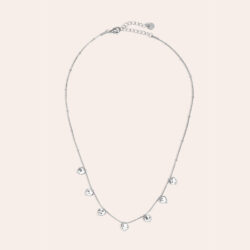 38cm Diamand Hearts Edelstahl Halskette
