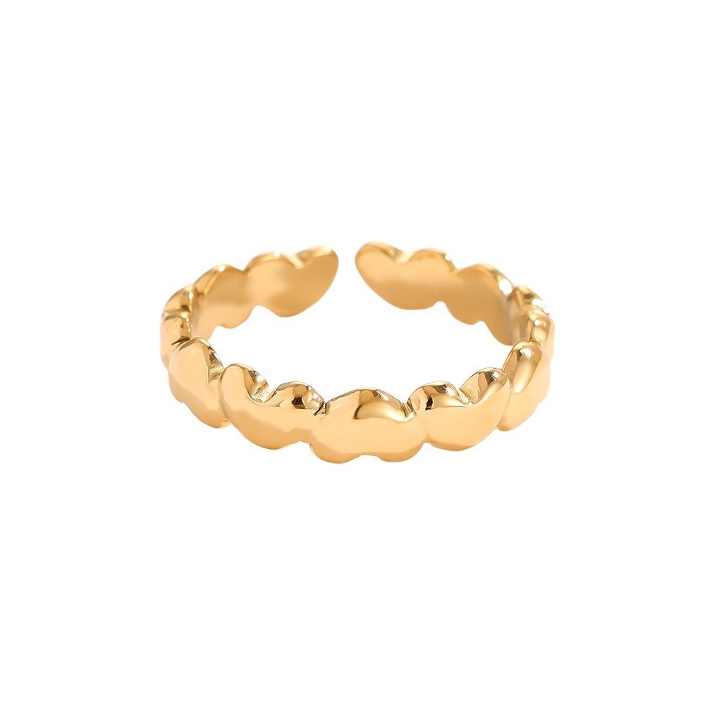 Many Hearts Edelstahl Ring