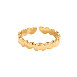 Many Hearts Edelstahl Ring